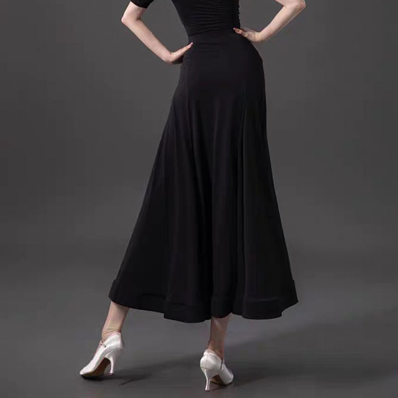 Ballroom Dance Skirt with Lace Hem | 918