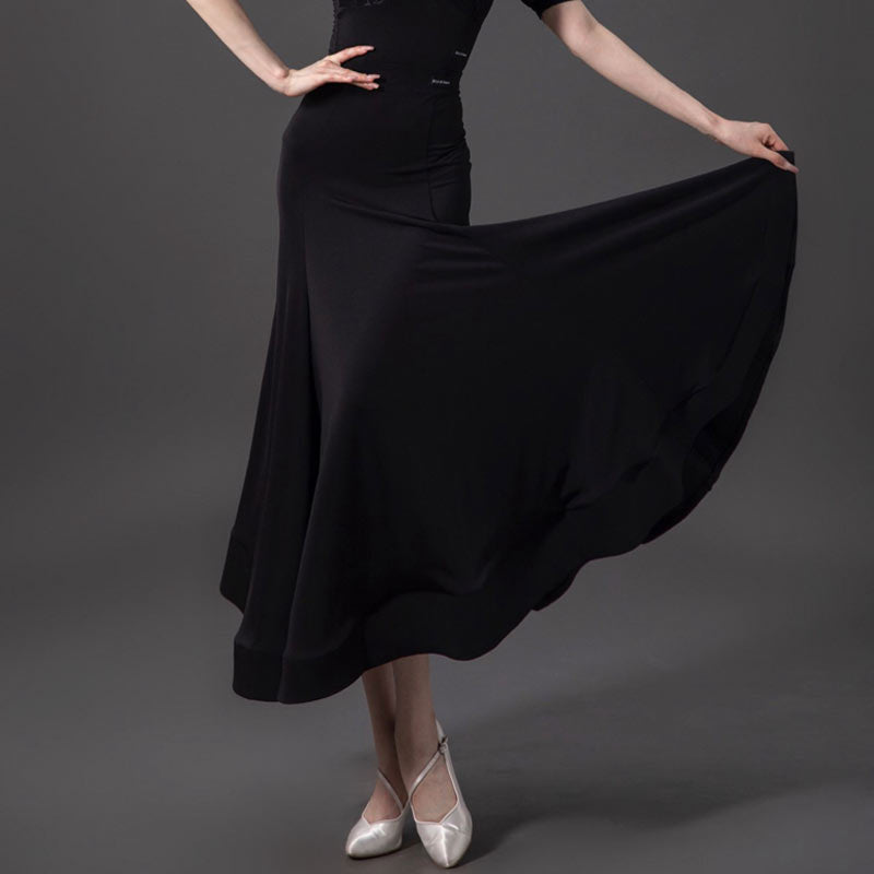 Ballroom Dance Skirt with Lace Hem | 918