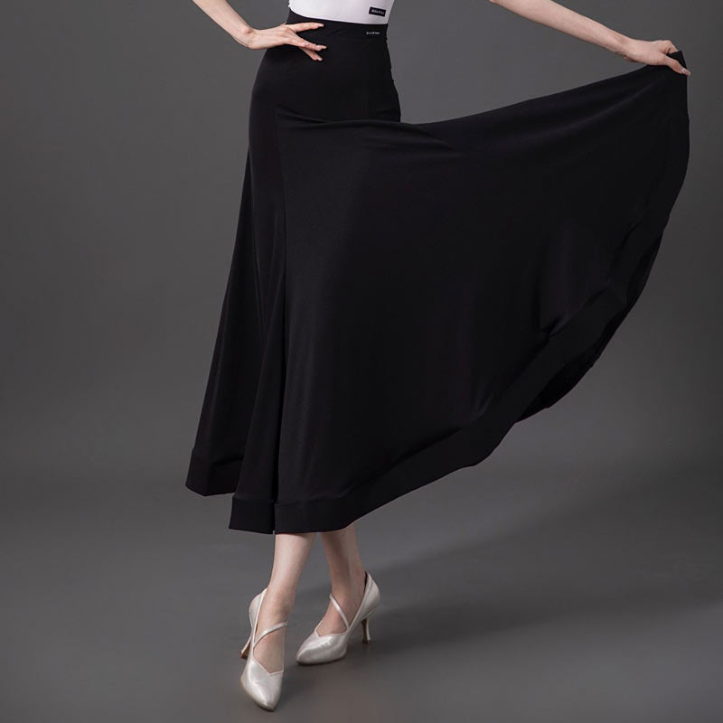 Ballroom Dance Skirt with Lace Hem | 918
