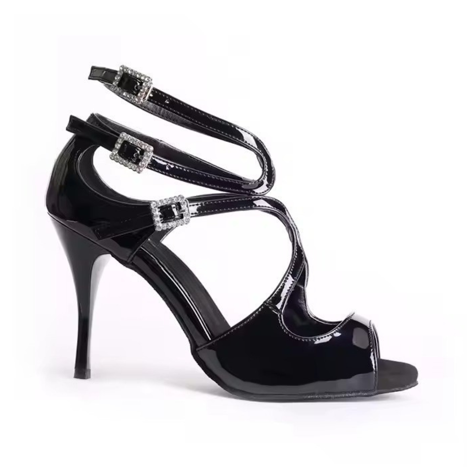 Luzia | Patent Leather Tango Heels