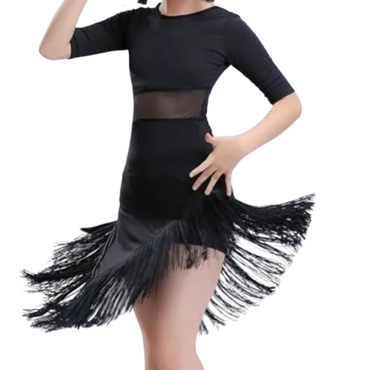 Mitternachtselegantes lateinamerikanisches Tanzkleid | 901