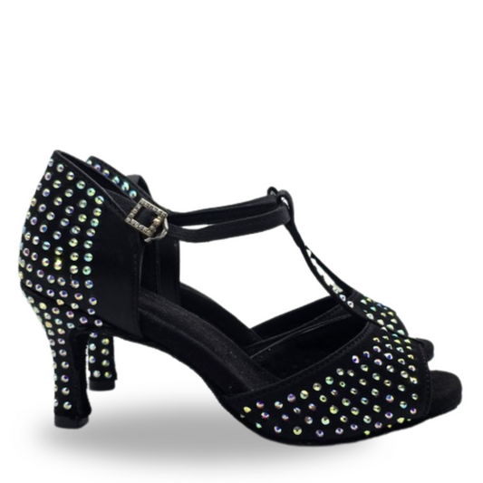 Starlight Strappy Latin Dance Heels | 119