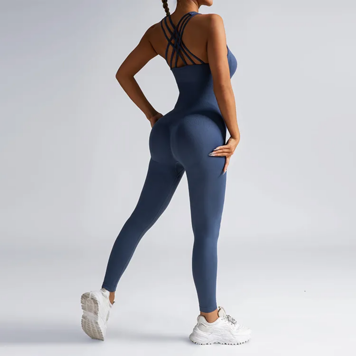 Seamless Hip-Lifting Fitness Bodysuit
