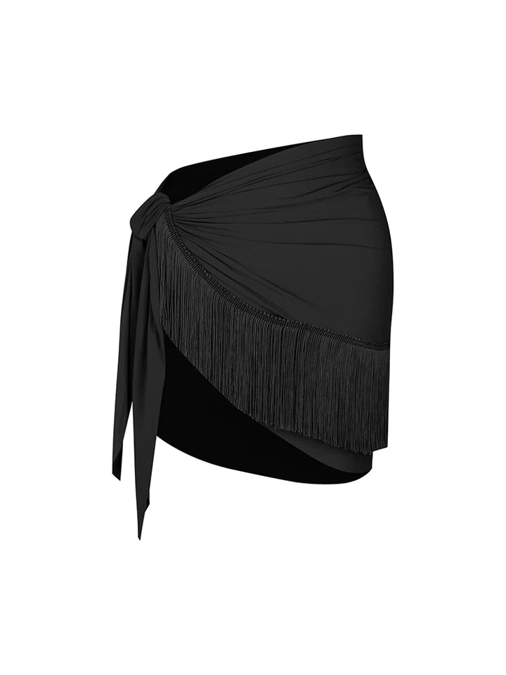 ZYM Fit Me In Wrap Fringe Skirt | 24102