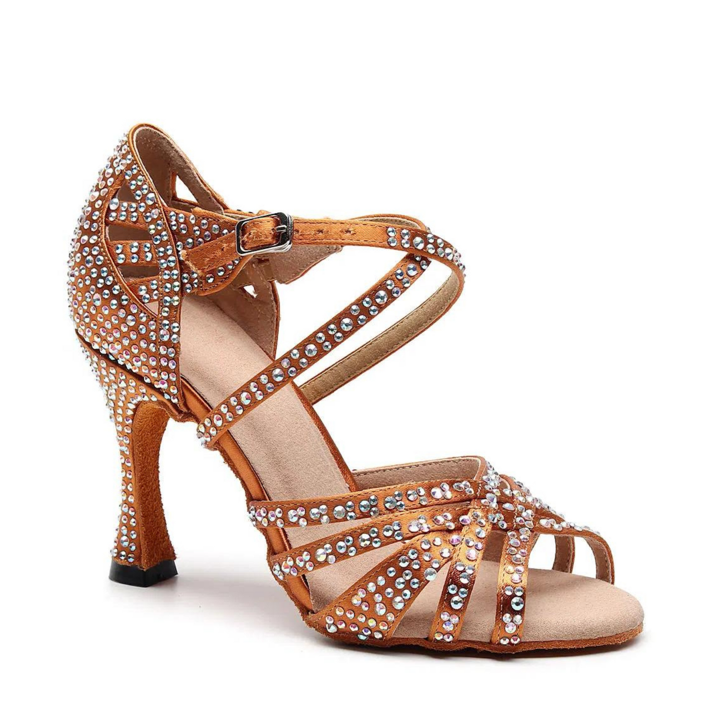 Sparkle Strappy Latin Heels | 113