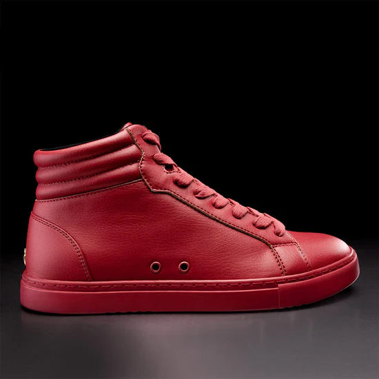 Fuego Red High-Top Dance Sneakers