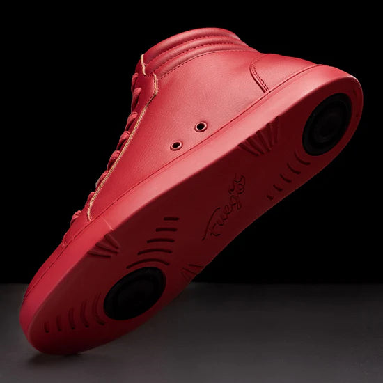 Fuego Red High-Top Dance Sneakers