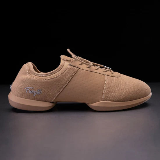 Fuego Latte Split-Sole Dance Sneakers