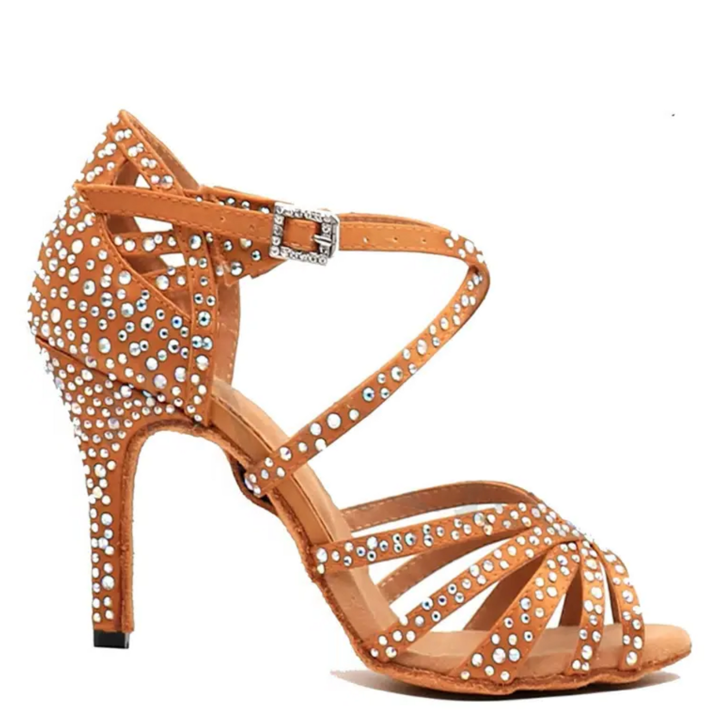 Sparkle Strappy Latin Heels | 113