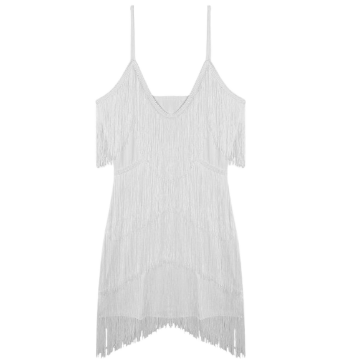 Vibrant Fringe Dance Dress | 164