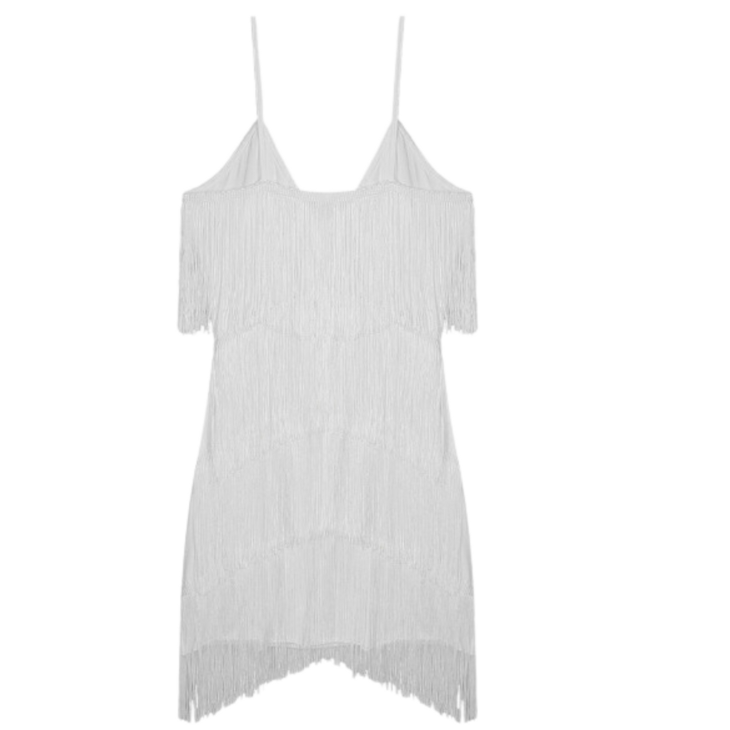 Vibrant Fringe Dance Dress | 164