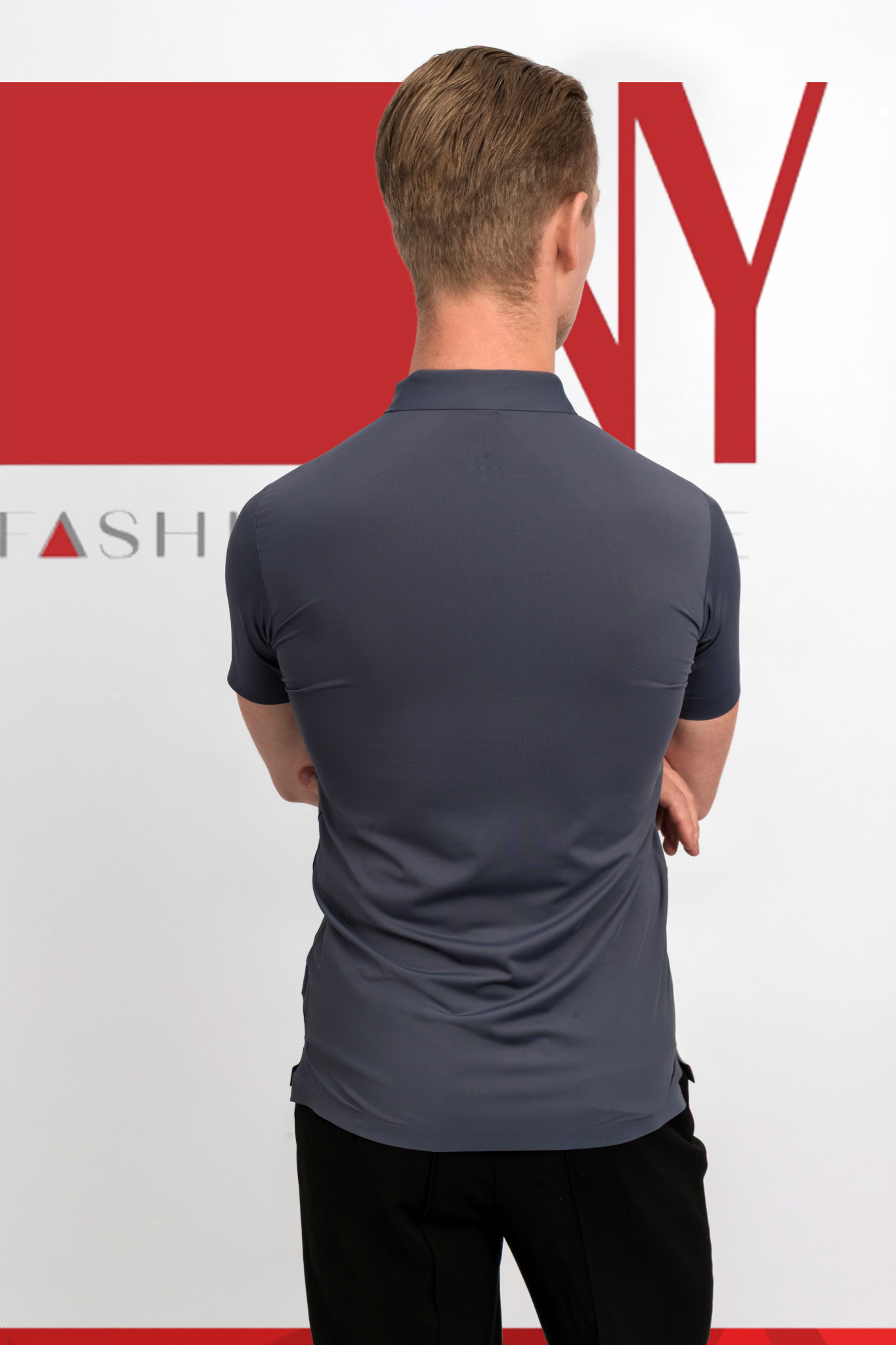 NY Dance Fashion Space | DRI-FIT Polo Gray