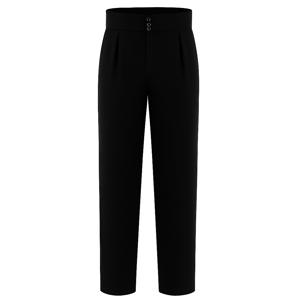 Men’s Latin High-Waist Dance Pants | 818