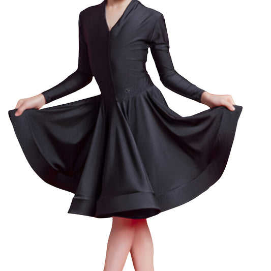 Twirl Grace Long Sleeve Dance Dress | 702