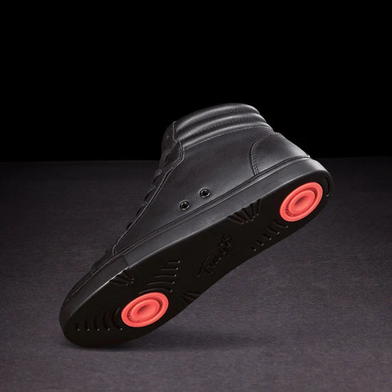 Fuego All-Black High-Top Dance Sneakers