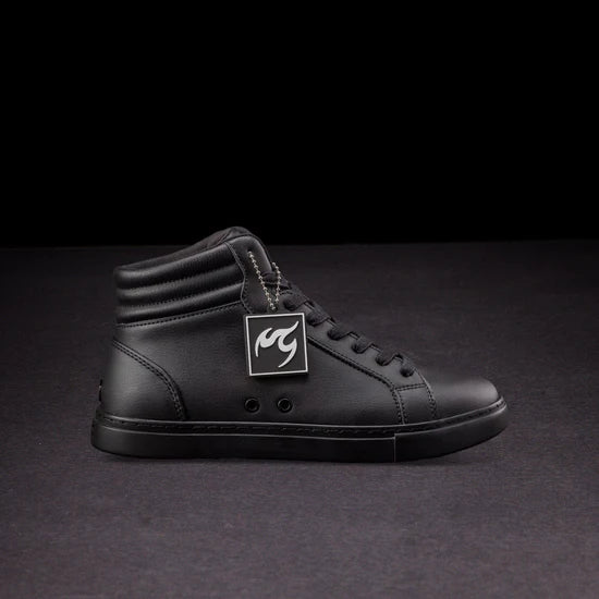 Fuego All-Black High-Top Dance Sneakers