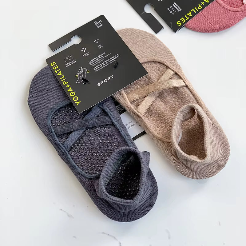 GripFit Yoga Socks – 2 Pairs