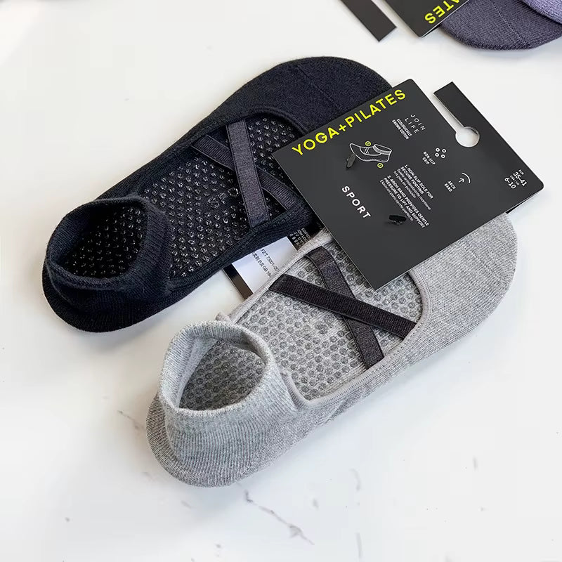 GripFit Yoga Socks – 2 Pairs