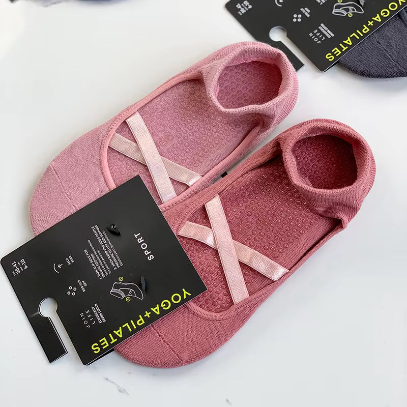 GripFit Yoga Socks – 2 Pairs