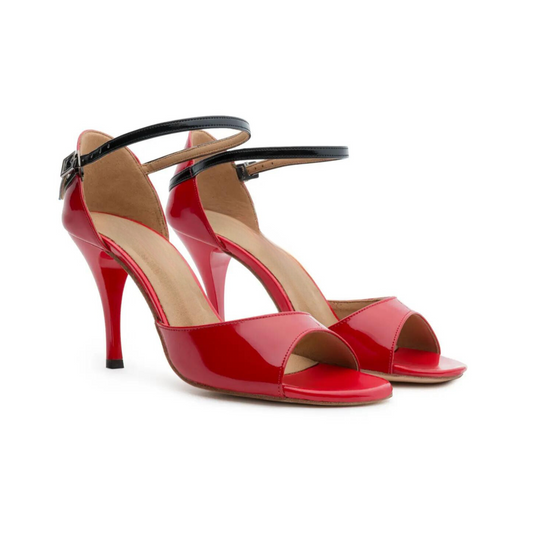 Fire-Red Tango Heels | TG002