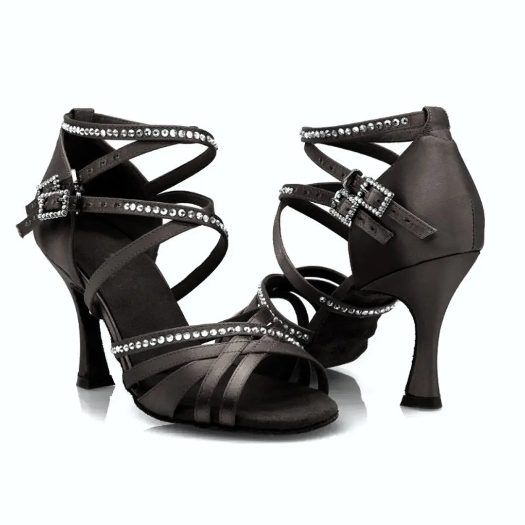 Pulse | Strappy Crystal  Latin Dance Heels