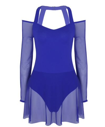 Cold Shoulder Dance Dress | 155