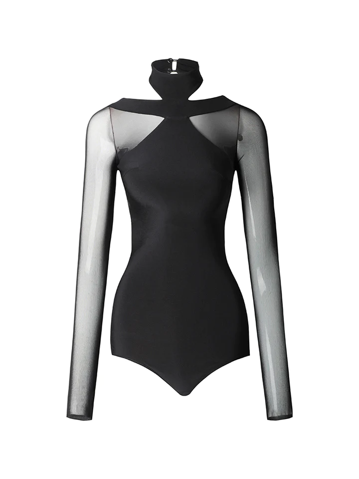 ZYM Black X-Back Dance Leotard | 2248
