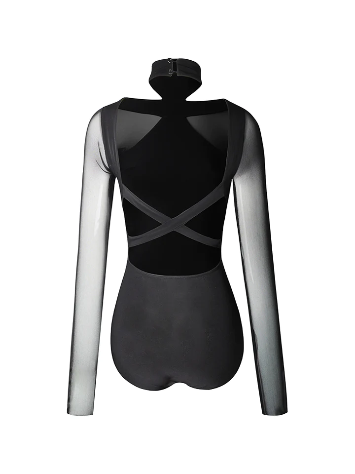 ZYM Black X-Back Dance Leotard | 2248