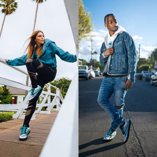 BDash x Fuego Low-Top Dance Sneakers