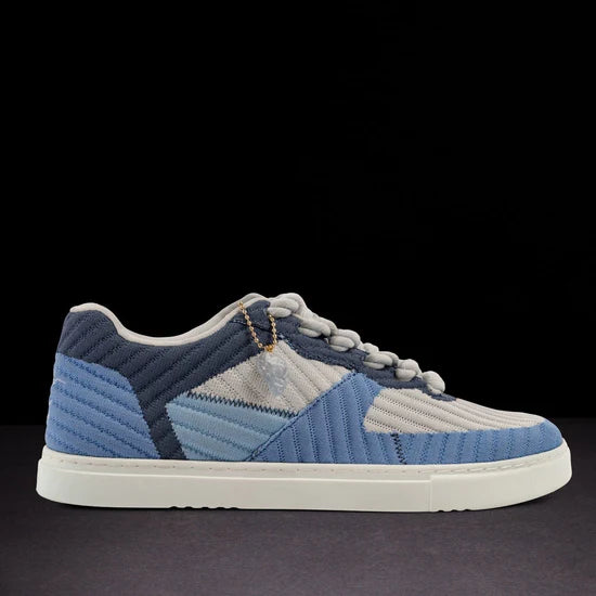 Fuego Jade Blue Low-Top Dance Sneakers