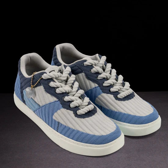 Fuego Jade Blue Low-Top Dance Sneakers