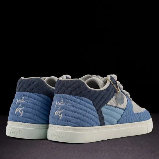 Fuego Jade Blue Low-Top Dance Sneakers