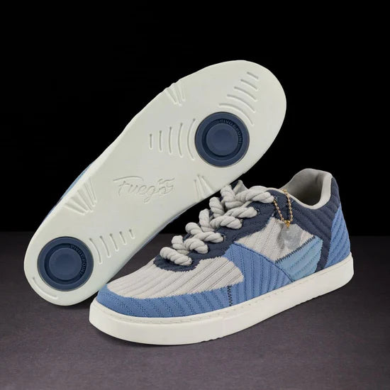 Fuego Jade Blue Low-Top Dance Sneakers