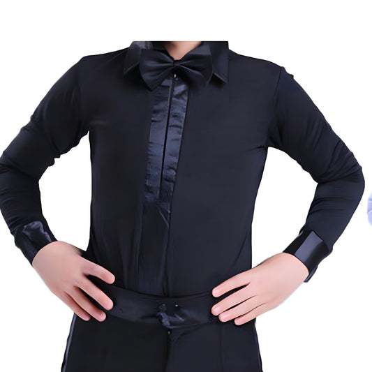 Junior Dance Shirt with Bow Tie | 801