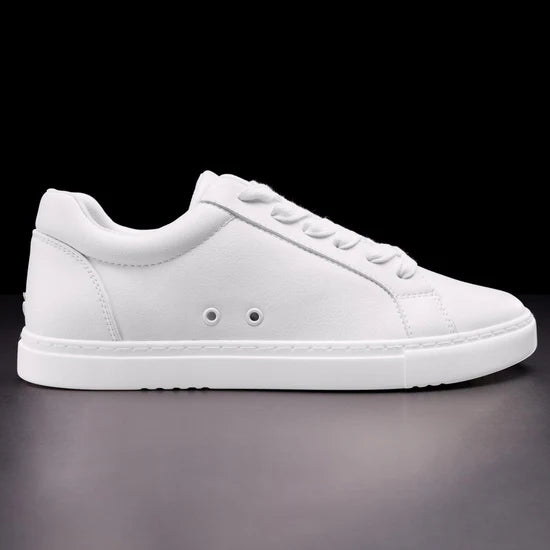 Fuego White Low-Top Dance Sneakers