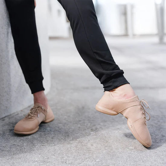 Fuego Latte Split-Sole Dance Sneakers