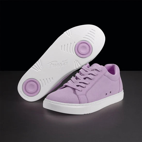 Fuego Lavender Low-Top Dance Sneakers