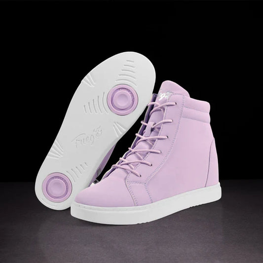 Fuego Lavender Wedge Dance Sneakers