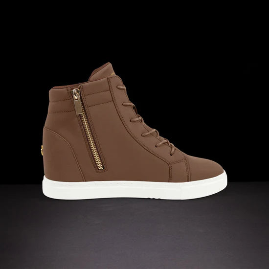 Fuego Mocha Wedge Dance Sneakers