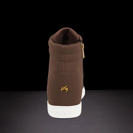 Fuego Mocha Wedge Dance Sneakers
