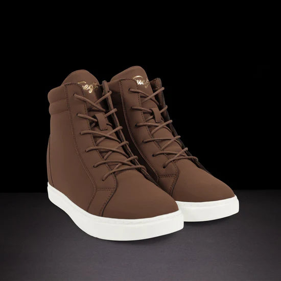 Fuego Mocha Wedge Dance Sneakers