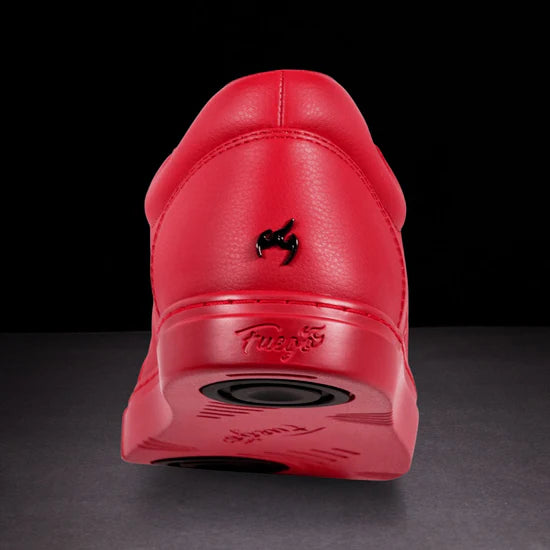 Fuego Red Low-Top Dance Sneakers