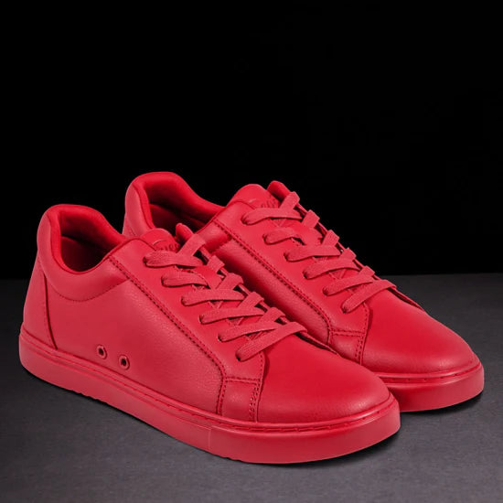 Fuego Red Low-Top Dance Sneakers