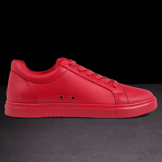 Fuego Red Low-Top Dance Sneakers