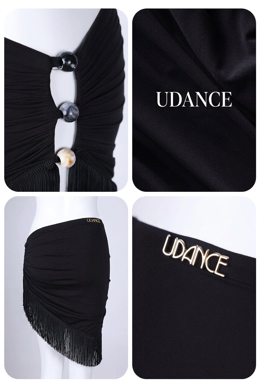 Official BD Dance UDance A97 black Latin tassel skirt product photo 8