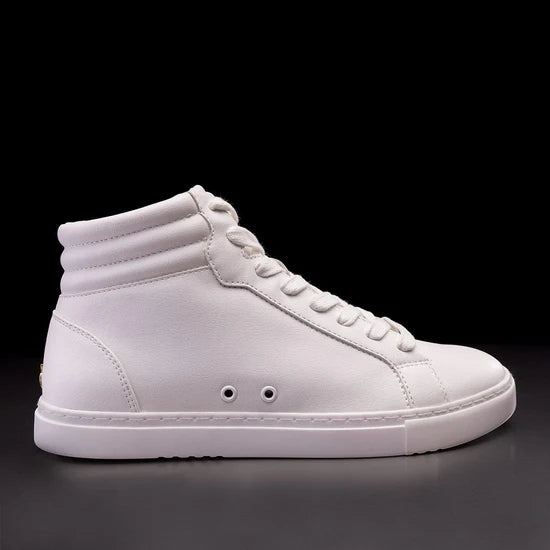 Fuego White High-Top Dance Sneakers