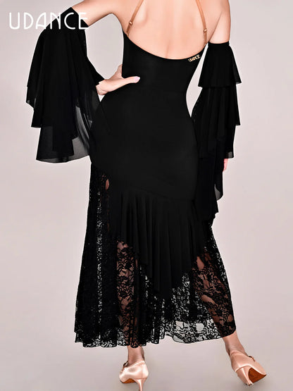 UDANCE Lace Cutout Ballroom Skirt AMD12