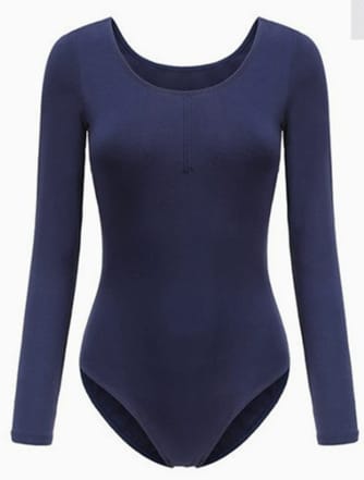 Midnight Long Sleeve Dance Leotard | 922