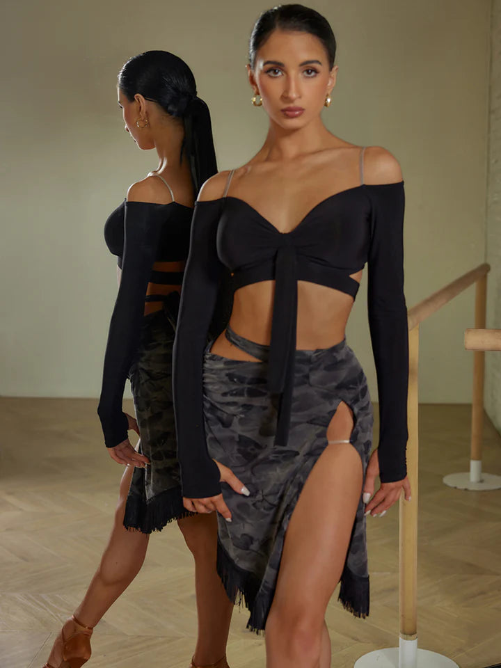 ZYM Flush Latin Top | 23116 – Black