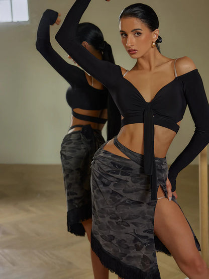 ZYM Flush Latin Top | 23116 – Black